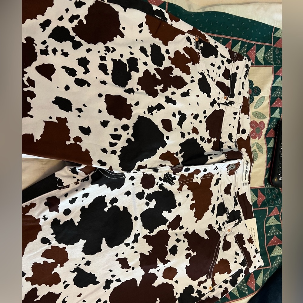 Cow print flare